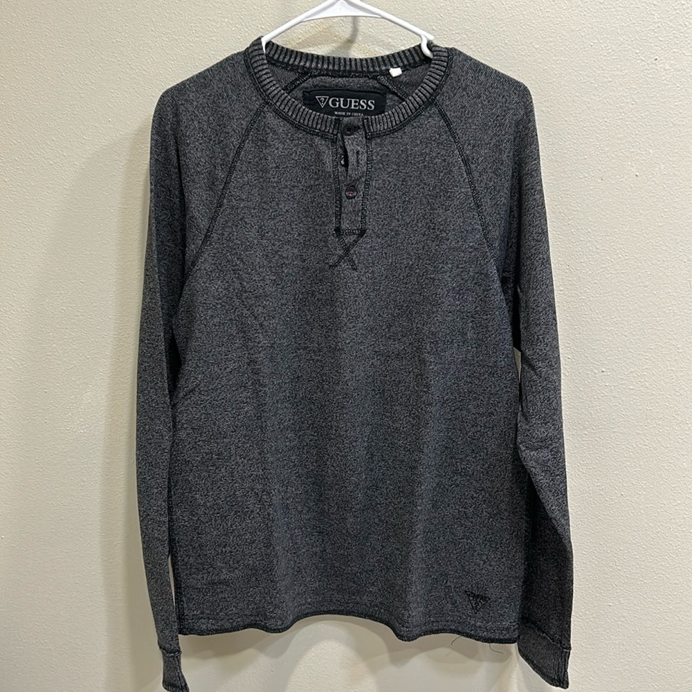 Guess gray long sleeve OBO